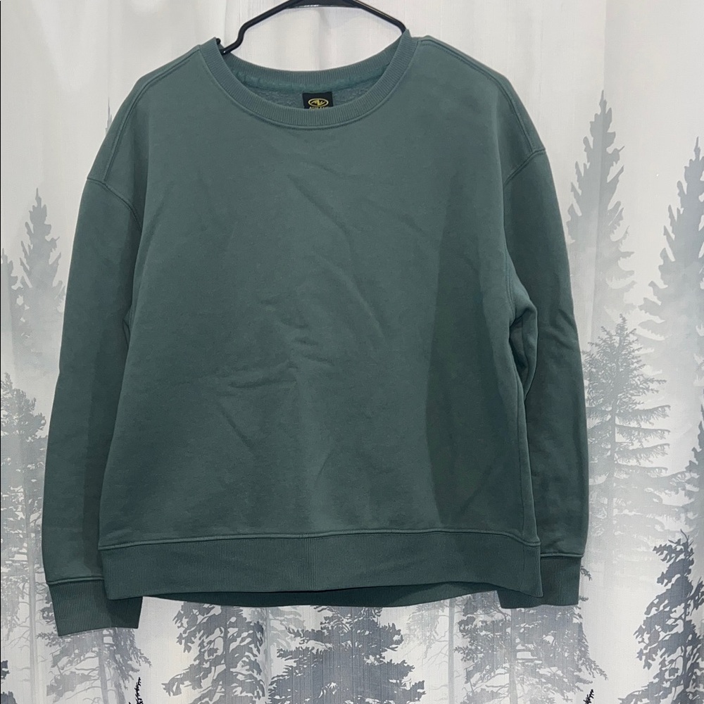 Athletic Works Men's Forest Green Crewneck Sweater